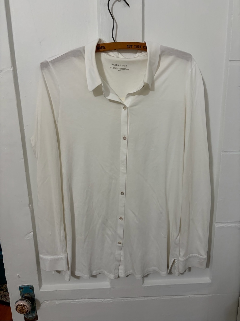 Eileen Fisher
Organic Cotton Poplin Classic Collar
Swing Shirt